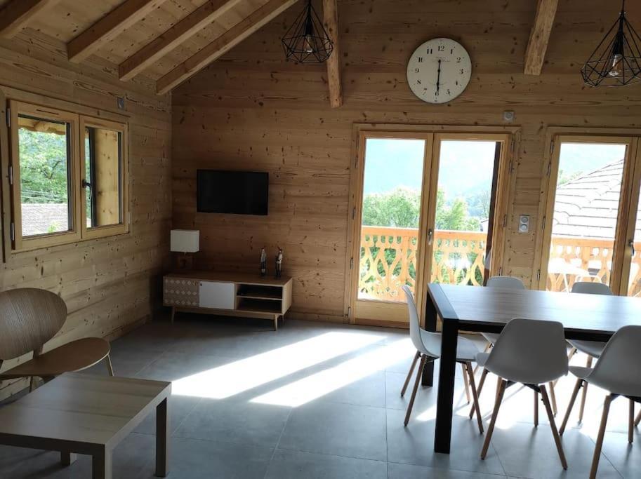 L'Echappee Belle En Montagne - Site Location-Chalet Mieussy Zewnętrze zdjęcie